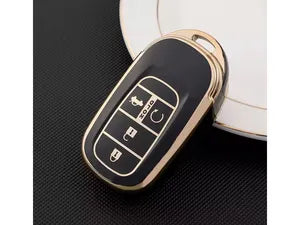 Car Remote Key Cover/Casing Tpu Silicone Type Honda Civic 2022 Honda Logo Mix Colours Poly Bag Pack  (China)