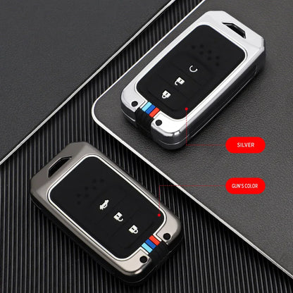 Car Remote Key Cover/Casing Metal / Silicone Honda Civic 2018 Honda Logo Mix Colours Box Pack (China)