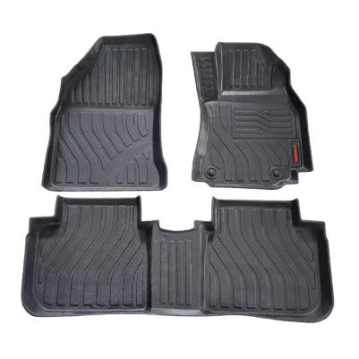 Car Floor Mat Tpe Toyota Corolla 2018 03 Pcs / Set Black (China)