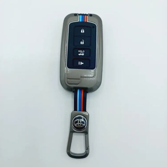 Car Remote Key Cover/Casing Metal / Silicone Toyota Corolla 2021 Toyota Logo Mix Colours Box Pack (China)