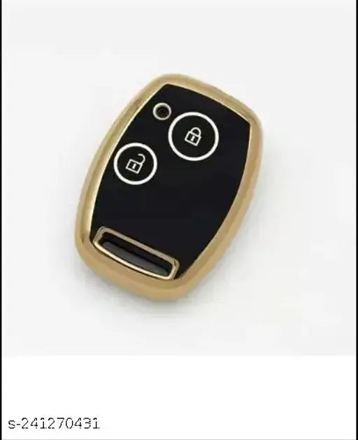 Car Remote Key Cover/Casing Tpu Silicone Type Honda City 2021 No Logo Mix Colours Poly Bag Pack  (China)