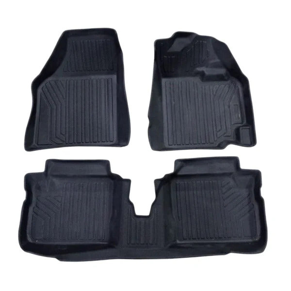 Car Floor Mat Tpe Suzuki Cultus 2020 03 Pcs / Set Black (China)