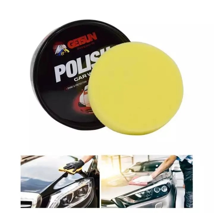 Car Body Polish Getsun Cream Based Tin Can Pack 230G Color Black G-1202B (China)