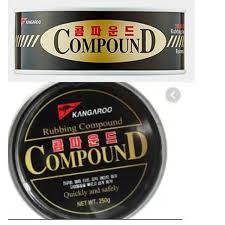 Car Body Compound Kangaroo Tin Can Pack 250G Soft Type (Korea)