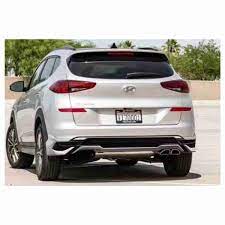 Body Kit/Lip Front + Back Sides Hyundai Tucson 2021 Aero Design Abs Material Without Light  02 Pcs/Set Silver Colour (China)