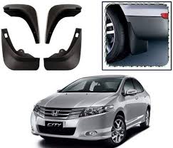 Car Mudflaps City 2018 Honda Black 04 Pcs/Set Colour Box Pack (Pakistan)