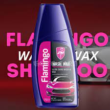 Car Shampoo Flamingo Plastic Can Pack 500Ml Wash Wax F031 (China)