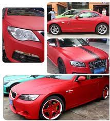 Automotive Self Adhesive Multi Film For Car Body Matt Red 60" Width Per Sqft (China)