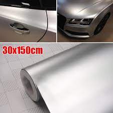 Automotive Self Adhesive Multi Film For Car Body Matt Silver 60" Width Per Sqft (China)