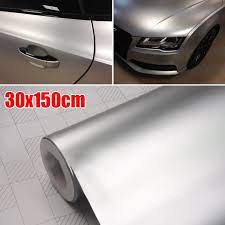 Automotive Self Adhesive Multi Film   For Car Body  Matt Silver  60" Width   Per Sqft (China)