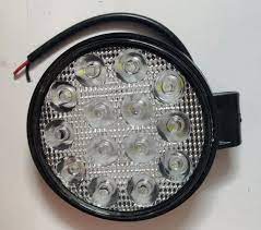 Automotive Led Work Lamp Metal Housing Round Shape  12 Led 100W White Colour Box Pack 01 Pc/Pack Fy-5112 (China)