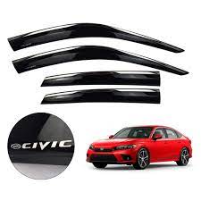 Air Press Injection Type Original Design With Chrome Border Clip Fitting Honda Civic 2022 Box Pack 04 Pcs/Pack Smoke (China)