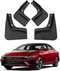 Car Mudflaps Elantra 2021 Hyundai Not Painted 04 Pcs/Set Colour Box Pack (China)