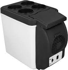 Automotive Portable Fridge/Cool Box  Storage Box Design Cool + Warm 6L 12V White/Black (China)