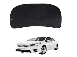 Automotive Hood Sound & Paint Insulation Pad / Bonnet Namda Toyota Corolla 2015 Oem Fitting W/Clips Black  01 Pc/Set