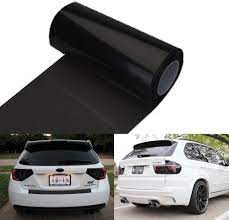 Automotive Self Adhesive Lamp Protective Film For Head And Tail Lamps Black 12" Width Per Sqft (China)