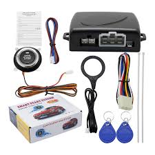 Car Engine Start / Stop Push Start Kit Universal Fitting W/Immobilizer   Without Led Colour Box Pack Sk21 (China)