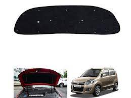 Automotive Hood Sound & Paint Insulation Pad / Bonnet Namda Suzuki Wagon-R 2018 Oem Fitting W/Clips Black 01 Pc/Set