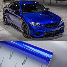 Automotive Self Adhesive Multi Film   For Car Body  Electirc Blue   60" Width   Per Sqft (China)