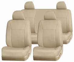 Auto Leather Type Seat Cover M/A Charger Sxt Design Custom Fitting Toyota Corolla 2018 Beige Colour   12 Pcs / Set Premium Quality