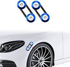 Car Fender & Bumper Clip/Fastener Blue/Chrome No Logo Large Size Universal Fitting 02 Pcs/Set Colour Box Pack Fy-2143 (China)