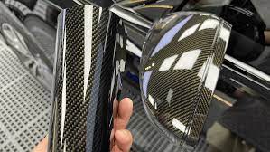 Automotive Self Adhesive 3D Carbon Fiber Film For Car Body Black 12" Width Per Sqft (China) Chinese Design