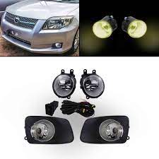 Car Fog Lamp Korealite Oem Fitting Halogen Toyota Axio 2008 Plastic Housing Glass Lens Clear Lens Black/Chrome Kl-6000 (China)