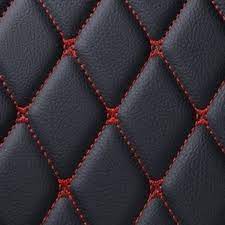 Car Floor Leather Type Rexene Matting 7D Design Custom Fitting Honda City 2021 Black/Red Standard Quality Red Stitch