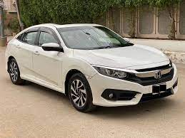 Auto Leather Type Seat Cover M/B Audi A5 Quattro Design Custom Fitting Honda Civic 2016-2021 Beige Colour Beige Stitch 12 Pcs / Set