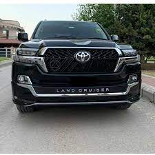 Body Kit 4X4 Only Back Side Toyota Land Cruiser 2016-2021  Gxr Style Plastic Material Without Light  01 Pc/Set Solid Black Colour (China)