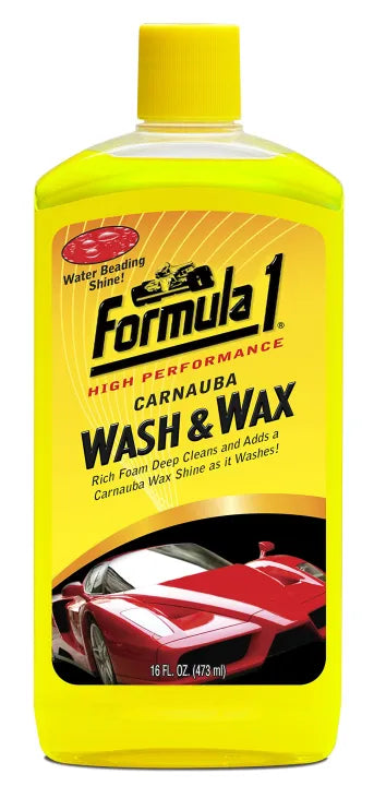 Car Body Polish Formula-1 Cream Based Plastic Bottle Pack 473Ml Carnauba Wax Deeper Brilliant Shine 716010 (Usa)