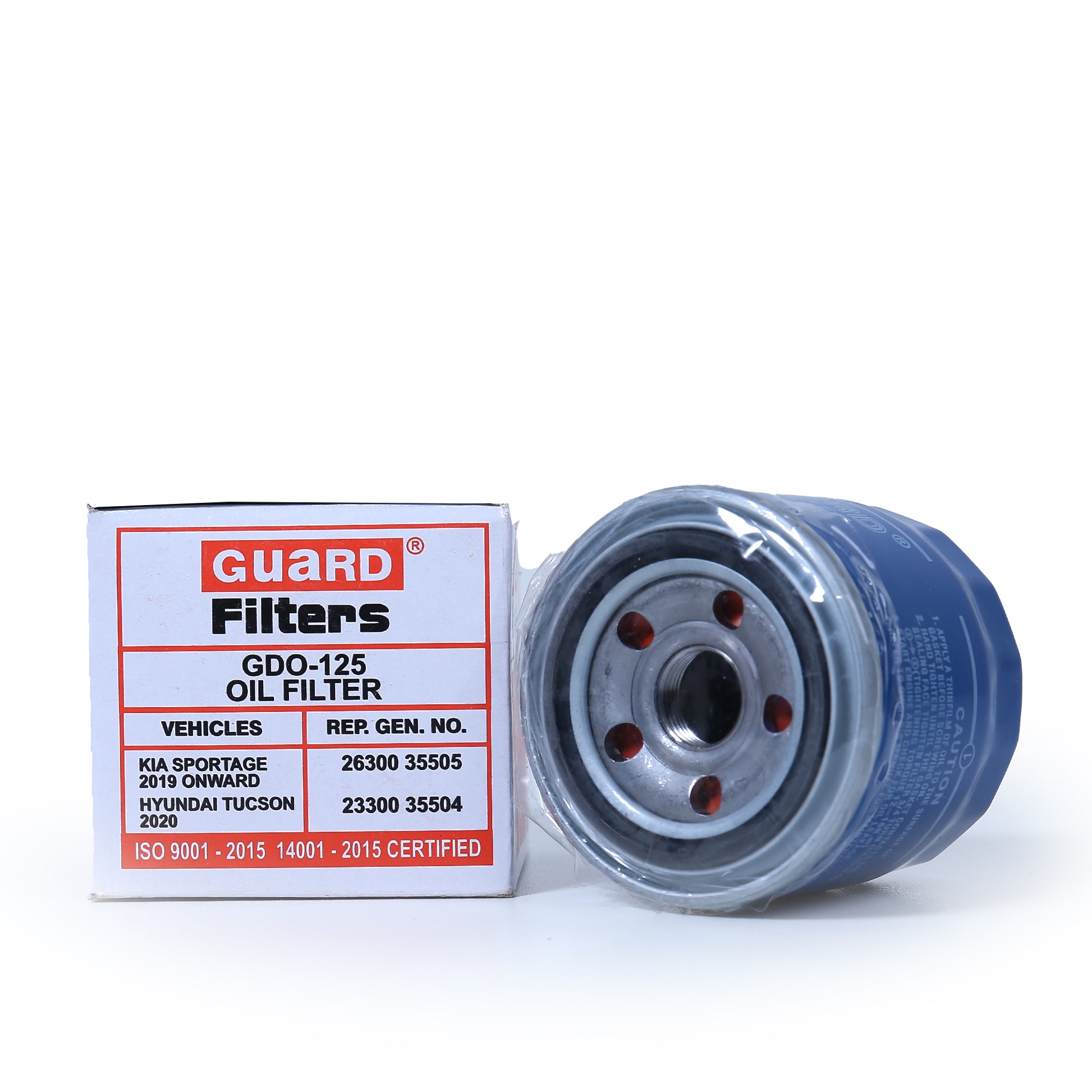 Automotive Oil Filter Kgp Genuine Assembly Type Kia Picanto 2020 Colour Box Pack 26300 02503 (Korea)