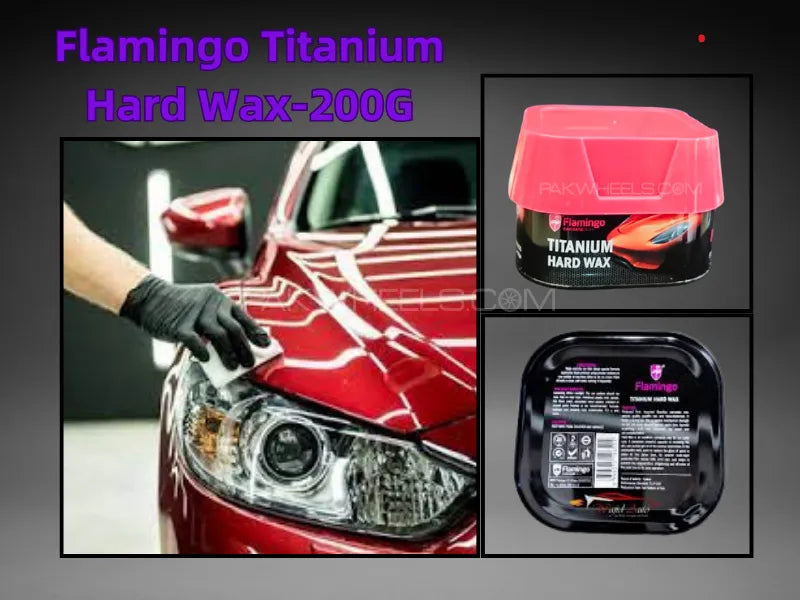 Car Body Polish Flamingo Hard Wax Tin Can Pack 200G Titanium Hard Wax (China)