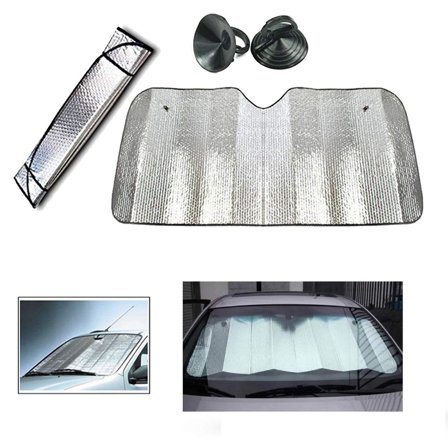 Car Curtain  Front Rolling   Silver (China)