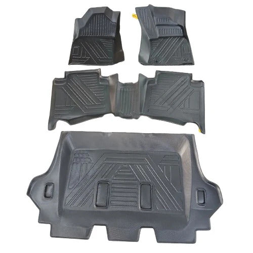 Car Floor Mat Tpe Toyota Fortuner 2018 03 Pcs / Set Black (China)