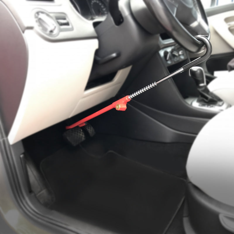Universal Car Anti Theft | Security Lock Steering To Brake Type Simple Key Black Blister Pack Gun Type Fy-7906 (China)