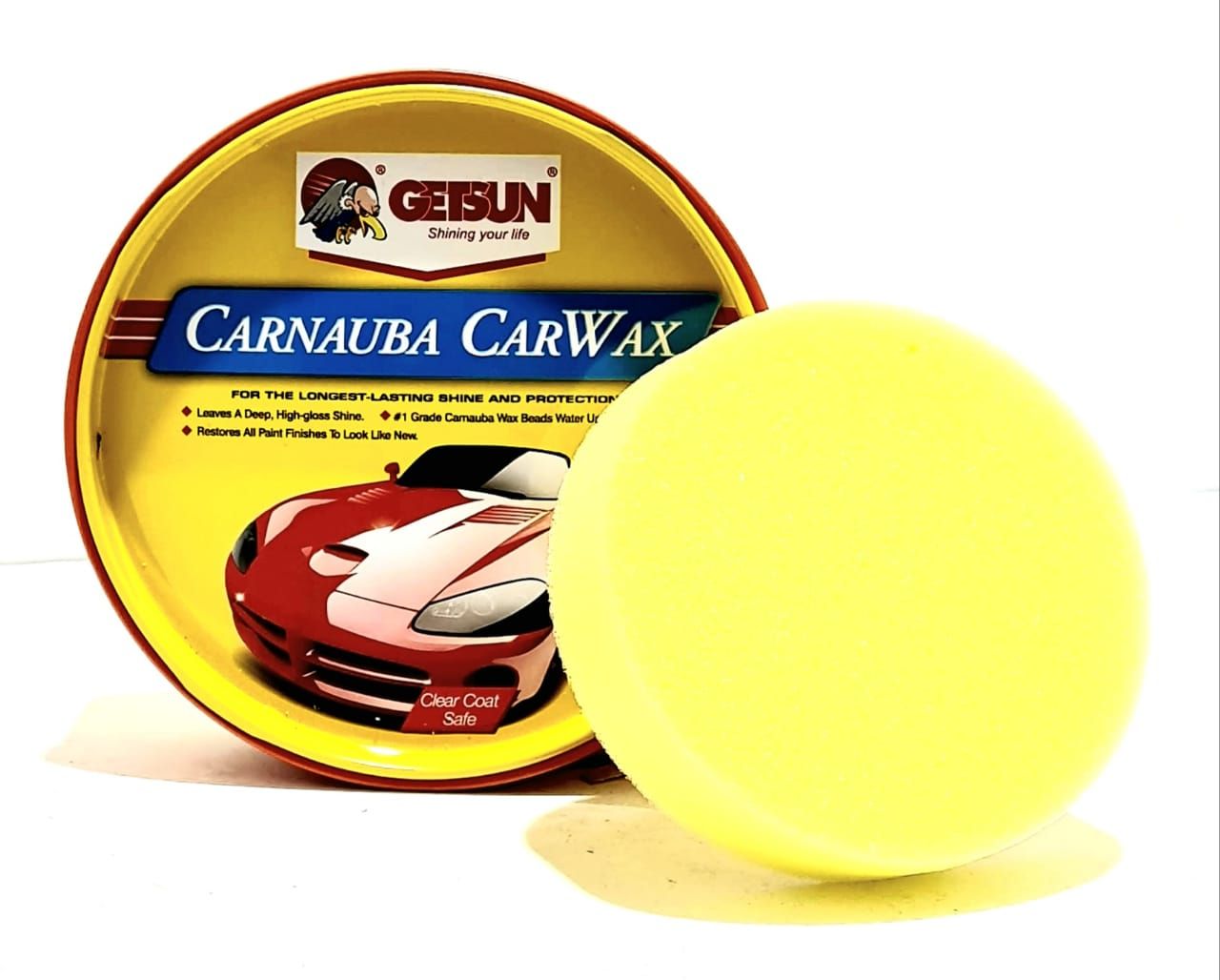 Car Body Polish Getsun Soft Wax Tin Can Pack 230G Carnauba Car Wax G-3118 (China)