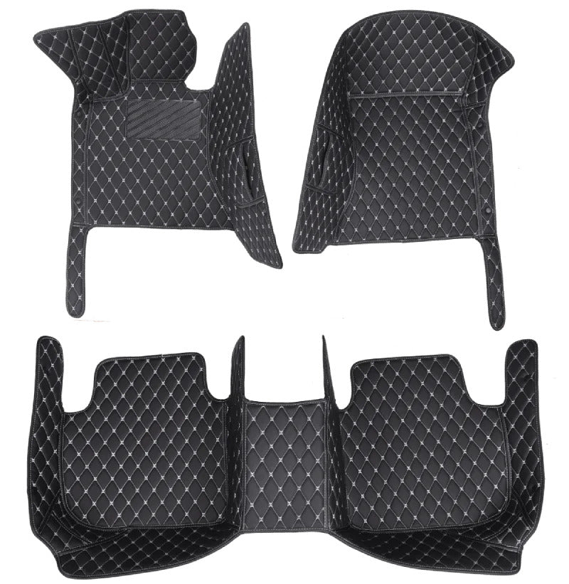 Car Floor Mat 8D H6 Haval Black Pvc Beige Stitch 03 Pcs / Set Premium Quality (China)