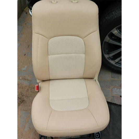 Auto Leather Type Seat Cover M/B Oem Design  Custom Fitting Daihatsu Tanto 2013-2018 Beige Colour Beige Stitch  09 Pcs/Set