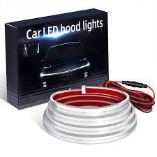 Car Exterior Led Hood Decorative Led Silicone Housing Blue     01 Pc/Set Colour Box Pack 01 Pc/Pack (China)