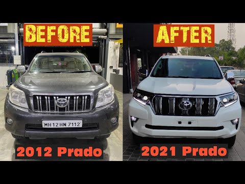 Conversion/Upgrade Kit  Gbt  Oem Design From Prado 2010-2012 To Prado 2018-2021   Front + Back Sides W/Oem Design Grill W/Oem Lamps  Not Painted   (China)