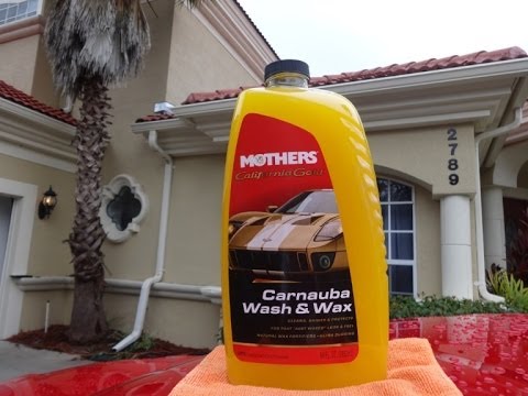 Car Shampoo & Wax Mothers Plastic Can Pack 2.95L Carnauba Wash&Wax 05674 (Usa)