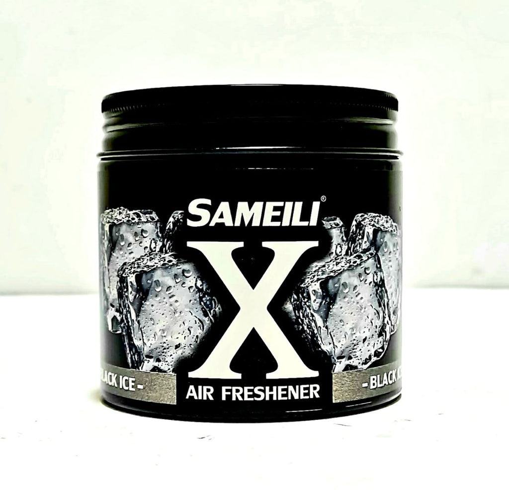 Car Perfume Tin Can Gel Large Sameili Black Ice 220G Plastic Box Pack S-10 (China)