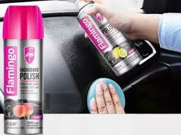 Car Dashboard Polish Flamingo Peach Tin Can Pack 450Ml F004P (China)