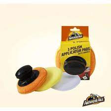 Car Polishing Applicator Pads  Medium Size  Yellow/Orange/White 03 Pcs/Pack Coloured Card Pack Apply/Buff/Polish Mfc05 (China)