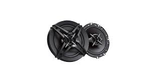 Car Speakers Sony 6" Round Shape 4-Way Coaxial  600W Chc Universal Fitting 02 Pcs/Set Black Xs-Fb1637