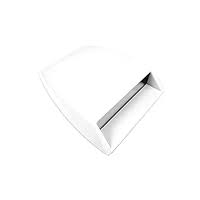 Hood Air Flow / Air Vent Sports Design Tape Type Fitting White Small Size 01 Pc/Set Bulk Pack (China)