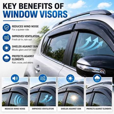 Air Press Bfk Injection Type Original Design With Chrome Border Clip Fitting Honda Vezel 2015 Colour Box Pack 04 Pcs/Pack Black (China)