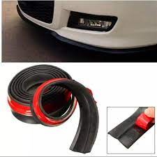 Front Bumper Lip/Extensions Universal Fitting Rubber Material 01 Pc/Set Not Painted Box Pack Fy-2029 (China)