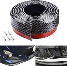 Front Bumper Lip/Extensions Universal Fitting Rubber Material 01 Pc/Set Carbon Box Pack Fy-2032 (China)
